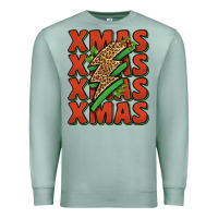 Seafoam xmas lightning bolt Premium Sweatshirt - Jasminsmagicworld