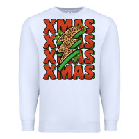 White xmas lightning bolt Premium Sweatshirt - Jasminsmagicworld
