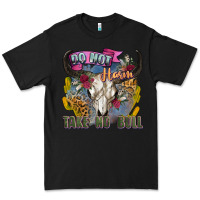 Black do not harm take no bull cow skull Premium Tee - Zillion Design Studio
