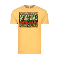 Vintage Mustard GIN GLE Christmas gin bottles Vintage Tee - AdoDesignShop