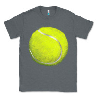 Charcoal Heather tennis bal Classic Tee - BarkalooDesign