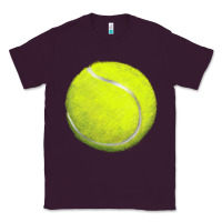 Plum tennis bal Classic Tee - BarkalooDesign