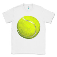 White tennis bal Classic Tee - BarkalooDesign