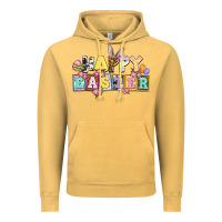 Vintage Mustard happy easter Vintage Hoodie - AdoDesignShop