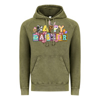 Vintage Olive happy easter Vintage Hoodie - AdoDesignShop