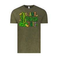 Vintage Olive cant pinch this with clovers Vintage Tee - AdoDesignShop