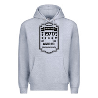 Heather Grey vintage quality without compromise 1970 Premium Hoodie - Bettercallsaul