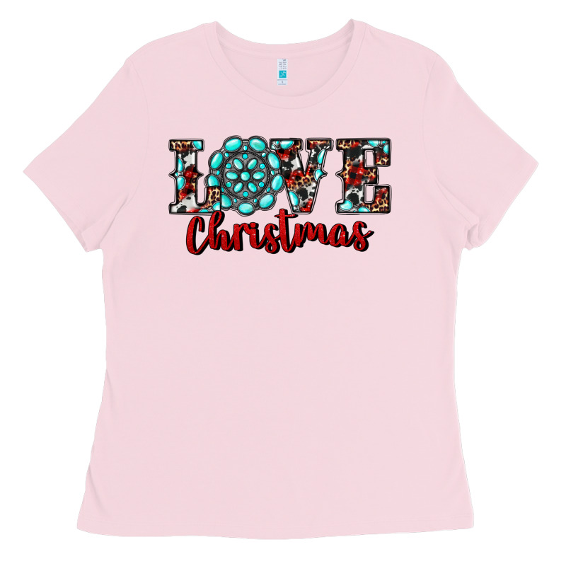 Western Gemstone Christmas Love Ladies Tee by RanaPortraitStore | Teevron