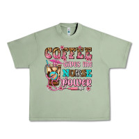 Oil Green coffee gives me nurse power Urban Heavy Tee - AdoDesignShop