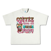 Pistachio coffee gives me nurse power Urban Heavy Tee - AdoDesignShop