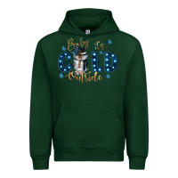 Forest Green baby its cold outside Urban Hoodie - CowGirlArtShop