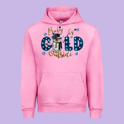 Baby Its Cold Outside Urban Hoodie Designed By Cowgirlartshop