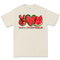 Bone peace love watermelon Premium Tee - texasbilliewilder