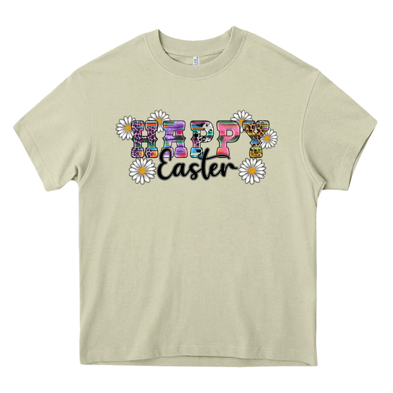 Happy Easter Daisys Heavy Core Tee by RanaPortraitStore | Teevron