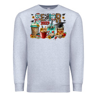 Heather Grey senior 2023 coffee cups Premium Sweatshirt - Jasminsmagicworld