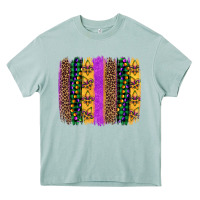 Arona mardi gras fleur de lis and beads brush stroke Heavy Core Tee - Artiststas