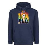 Navy drag queen Heavyweight Hoodie - Artiststas