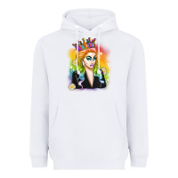 White drag queen Heavyweight Hoodie - Artiststas