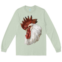 Matcha Leghorn Rooster Head Long Sleeve Tee - LillyAllenDesigns
