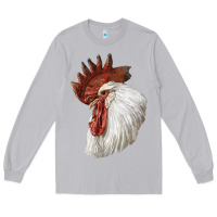 Moon Dust Leghorn Rooster Head Long Sleeve Tee - LillyAllenDesigns