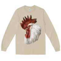 Mushroom Leghorn Rooster Head Long Sleeve Tee - LillyAllenDesigns