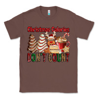 Chestnut Christmas Calories don't count Christmas tree cake Classic Tee - Jasminsmagicworld