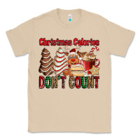 Mushroom Christmas Calories don't count Christmas tree cake Classic Tee - Jasminsmagicworld