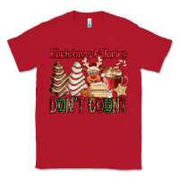 Red Christmas Calories don't count Christmas tree cake Classic Tee - Jasminsmagicworld