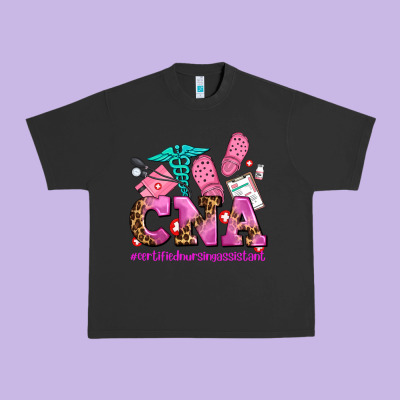 Cna Certified Nursing Assistant Urban Heavy Tee Designed By Adodesignshop