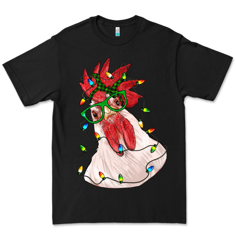 Christmas Rooster With Lights Premium Tee by RanaPortraitStore | Teevron