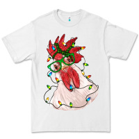 White christmas rooster with lights Premium Tee - RanaPortraitStore