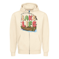 Sandshell lake life Zipper Hoodie - MaliasSmallBusiness