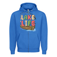 True Royal lake life Zipper Hoodie - MaliasSmallBusiness