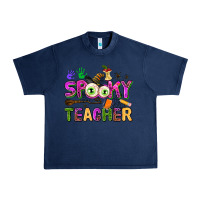 Navy spooky teacher Urban Heavy Tee - AdoDesignShop