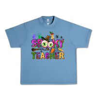 Pebble Blue spooky teacher Urban Heavy Tee - AdoDesignShop