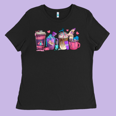 Ladies Tee nail hustler coffee cups
