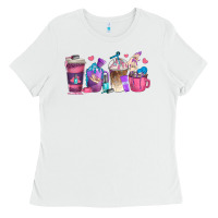 White nail hustler coffee cups Ladies Tee - texasbilliewilder