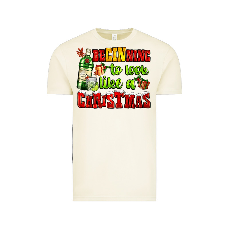 Beginning To Look Like A Christmas With Gin And Gifts Vintage Tee by AdoDesignShop | Teevron
