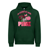 Forest Green in october we wear pink Urban Hoodie - CowGirlArtShop