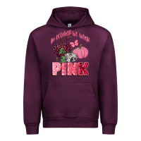 Mauve Wine in october we wear pink Urban Hoodie - CowGirlArtShop