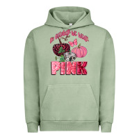 Pigment Oil Green in october we wear pink Urban Hoodie - CowGirlArtShop
