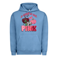 Pigment Pebble Blue in october we wear pink Urban Hoodie - CowGirlArtShop