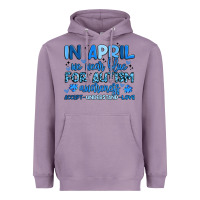 Lavender in april we wear blue for autism awareness Heavyweight Hoodie - Artiststas