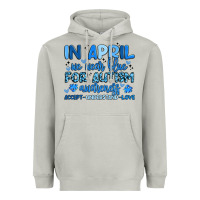 Moon Dust in april we wear blue for autism awareness Heavyweight Hoodie - Artiststas