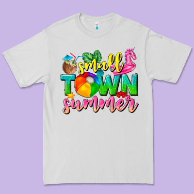 Small Town Summer Tbw Premium Tee Designed By Texasbilliewilder