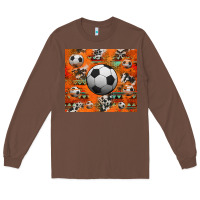Chestnut soccer aztec glitter tumbler Long Sleeve Tee - Jasminsmagicworld