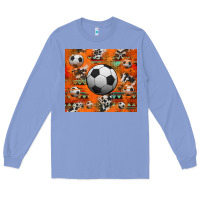 Colony Blue soccer aztec glitter tumbler Long Sleeve Tee - Jasminsmagicworld