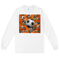 White soccer aztec glitter tumbler Long Sleeve Tee - Jasminsmagicworld