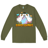Army Green goose bumps Long Sleeve Tee - JahusDesignShop