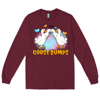 Burgundy goose bumps Long Sleeve Tee - JahusDesignShop